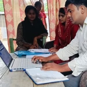 opening bank accounts and linking with government schemes