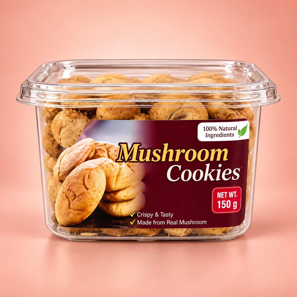 Home mushroom cookies